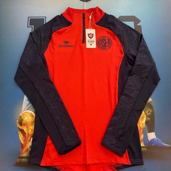 Buzo medio cierre de entrenamiento de San Lorenzo 2026