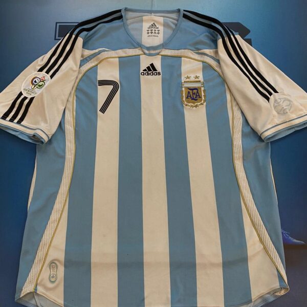 Camiseta de la selección Argentina 🇦🇷 2006 7 Saviola talle XL
