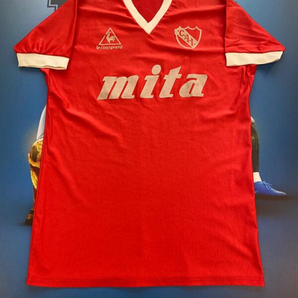 Camiseta de Independiente 1988 10 Bochini talle XL