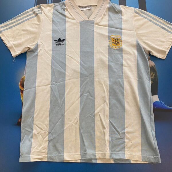 Camiseta de la selección argentina 1993 talle 3 10 maradona numero de pintura !