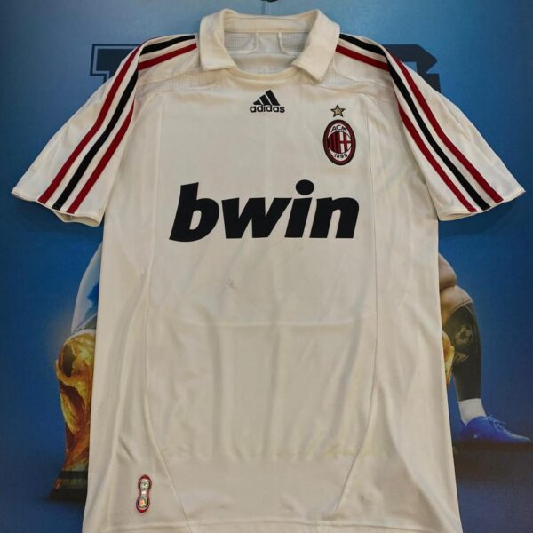 Camiseta alternativa del Milán 2007 2008 99 Ronaldo talle S