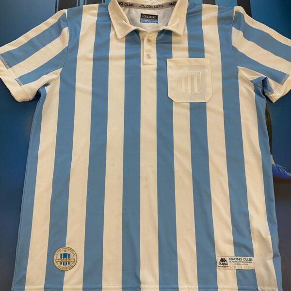 Camiseta de racing talle XL 10  lautaro martinez ! Original de época !