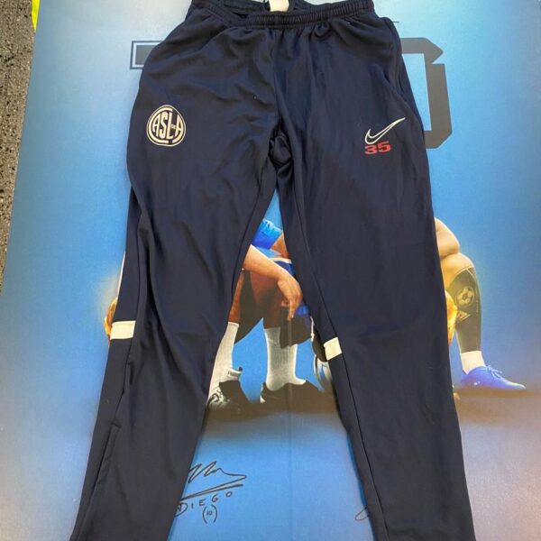 Pantalón Chupin de san Lorenzo 2022 2023 con bolsillos con cierre talle M 35