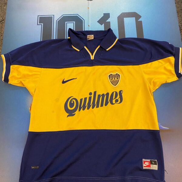 Camiseta de boca juniors Clausura 1998 vs independiente