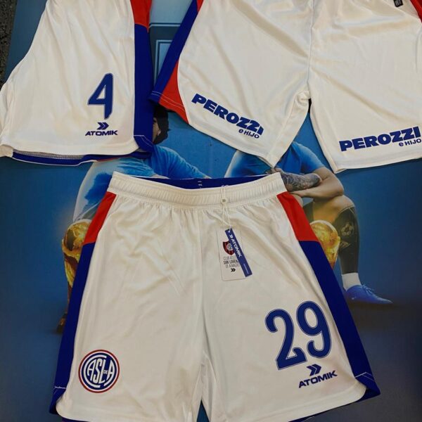 Nuevo short de de san lorenzo atomik 2026 suplente