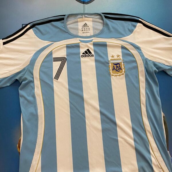 Camiseta de la selección argentina año 2006 talle L  7 saviola