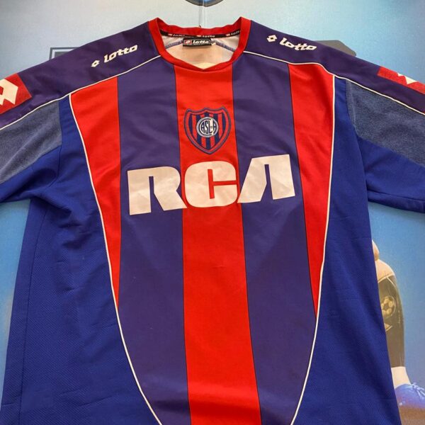 Camiseta de san lorenzo 2006 original de época talle M 9 de tela!