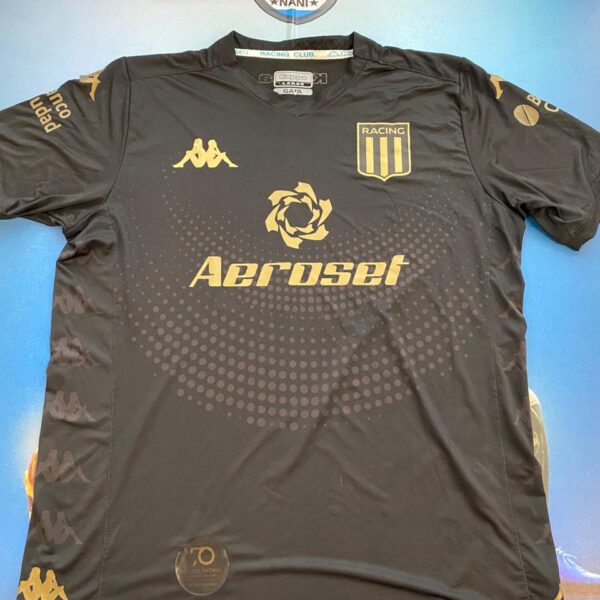 Camiseta de racing 2020 negra talle L 5 mena !