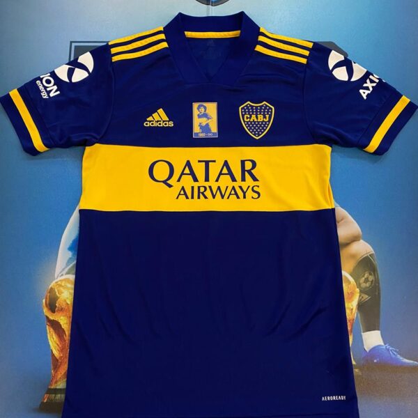 Camiseta de Boca Juniors homenaje Maradona talle XS