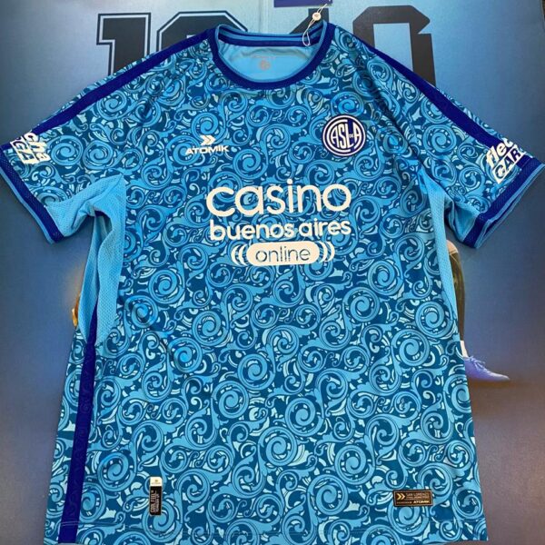 Camiseta de arquero san Lorenzo celeste  12 gill talle XL