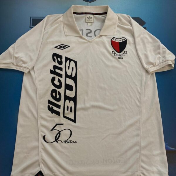 Camiseta alternativa de Colón de Santa Fe temporada 2010 2011 26 talle L