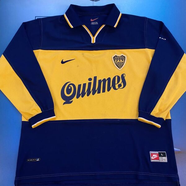 Camiseta mangas largas de Boca Juniors 1998 28 talle L