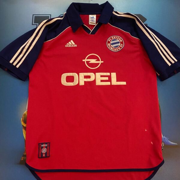 Camiseta del Bayern Munich 1999 2000 19 Jancker talle M