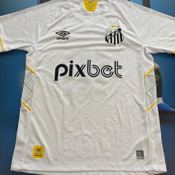 Camiseta de santos utileria talle L 18 !