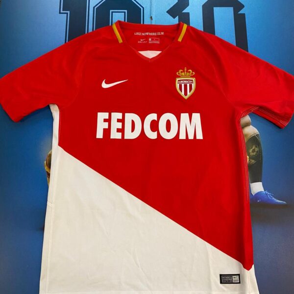 Camiseta del Mónaco 2017 talle M 10 mbappe
