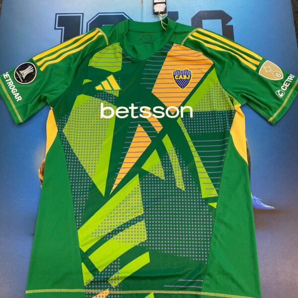 Camiseta de arquero de boca 2025 talle XL 12 brey
