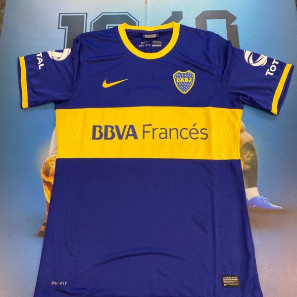 matchworn camiseta de boca titular talle L 9  blandi
