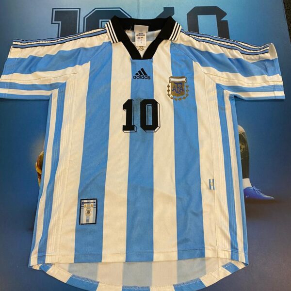 Camiseta de la selección argentina año 1998 talle S 10 ortega