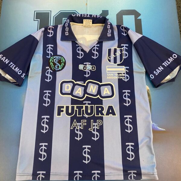 MATCHWORN Camiseta de san Telmo usada en juego original de época talle M 5
