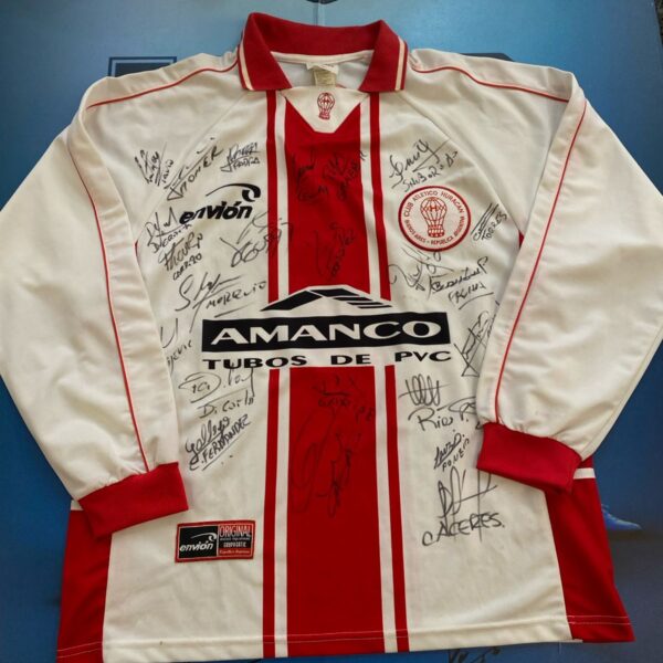 Camiseta de Huracán 1999 2000 7 Casas talle 4