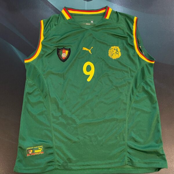 Musculosa de Camerún año 2002 9 Eto’o talle XL