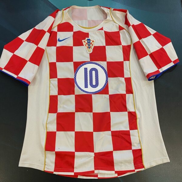 Camiseta de la selección de Croacia año 2004 10 Kovac talle L