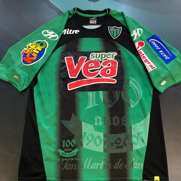 Camiseta de San Martín de San Juan 100 años utileria 7 talle M