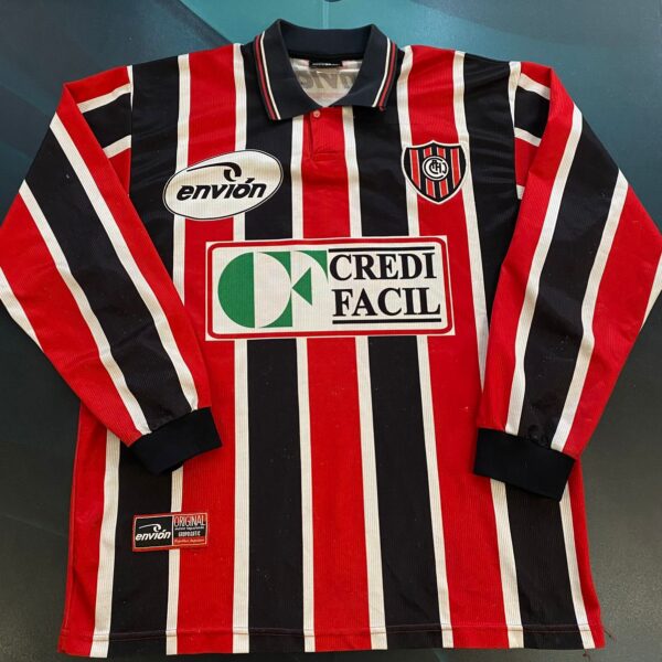 Camiseta mangas largas de Chacarita 1999 2000 11 nro pintura talle 3