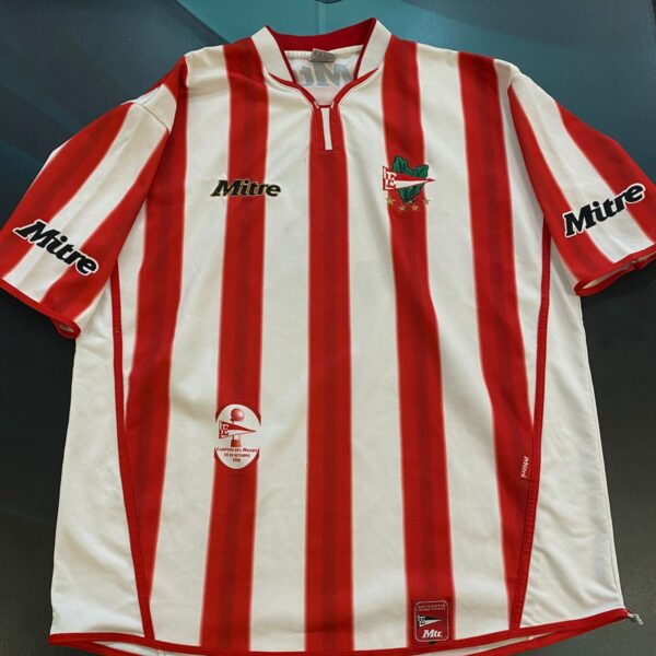 Camiseta de estudiantes de la plata 2003 2004 3 nro pintura talle L