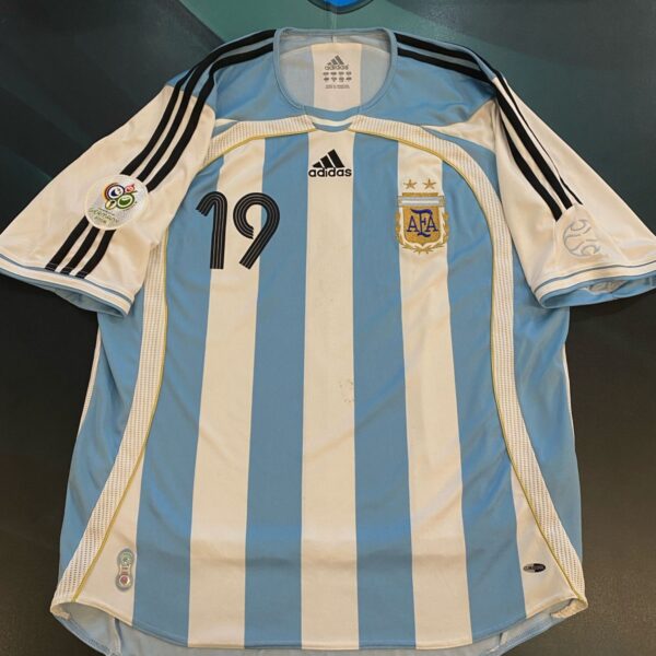 Camiseta de la selección Argentina 2006 19 Messi talle L