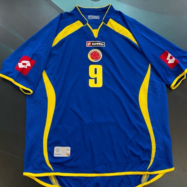 Camiseta alternativa de la selección de Colombia 9 Falcao talle L