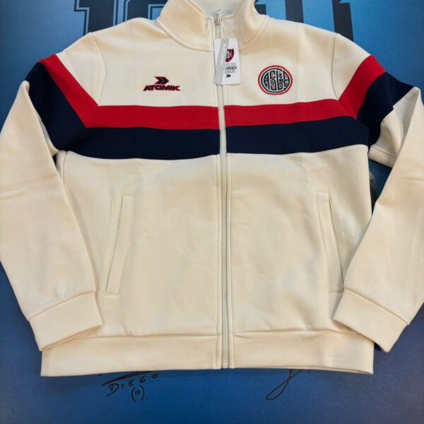 CAMPERA DE SAN LORENZO ATOMIK RETRO BLANCA