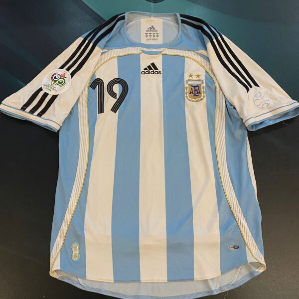 Camiseta de la selección Argentina  2006 19 Messi talle S