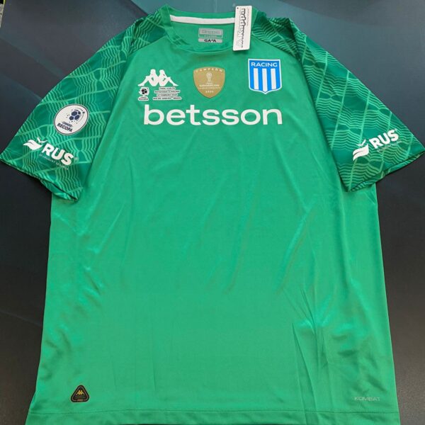 Camiseta de arquero de Racing Club final recopa vs Botafogo 21 Arias