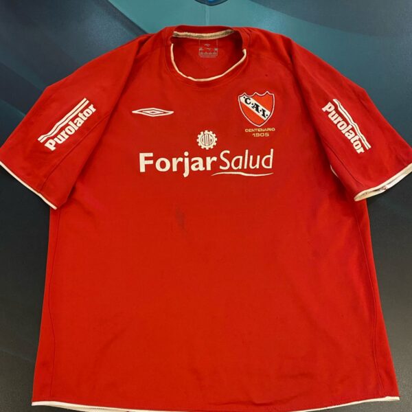 Camiseta de Independiente Centenario año 2005 10 talle L
