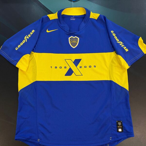 Camiseta de Boca Juniors 100 años versión jugador 9 Palermo talle L