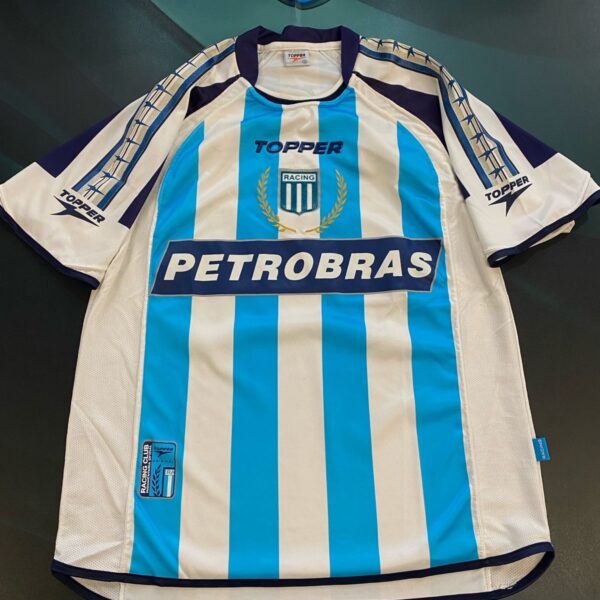 Camiseta de Racing club año 2004 10 talle M