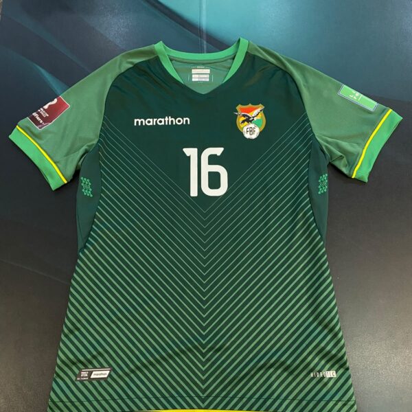 Camiseta de la selección de bolivia talle M 16  saavedra