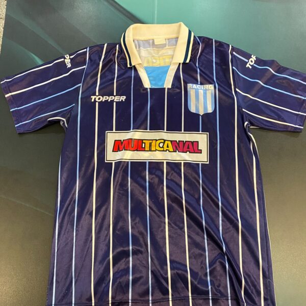 Camiseta de racing suplente año1995 1996 talle L  11