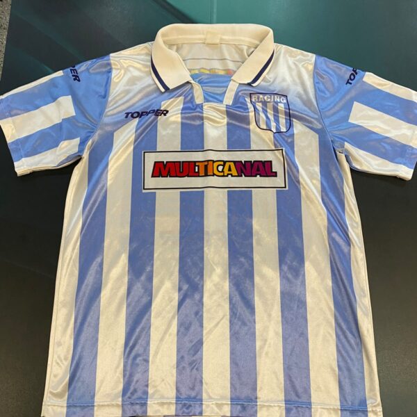 Camiseta de racing año 1995 1996 talle L  11