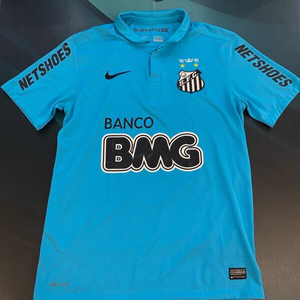 Camiseta alternativa del Santos 100 años 11 Neymar talle M