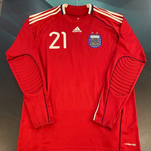 Buzo de arquero de la selección Argentina Formotion 2010 21 Andujar talle L