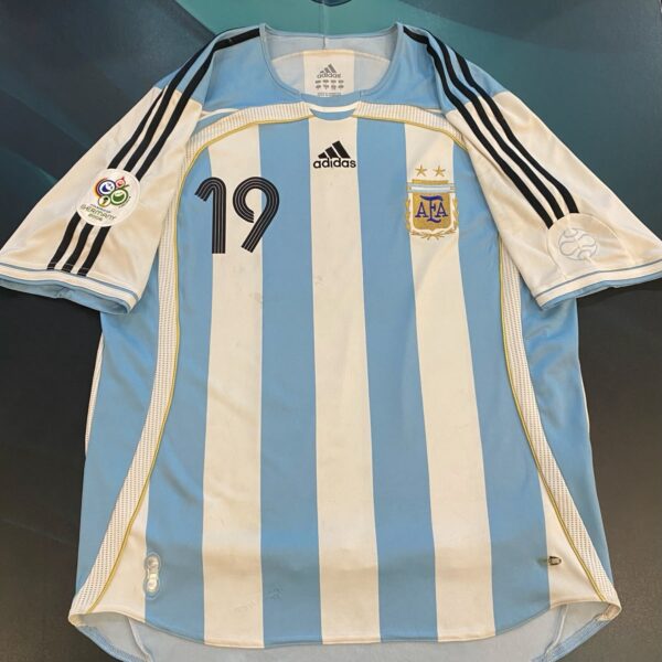 Camiseta de la selección Argentina 2006 19 Messi talle L