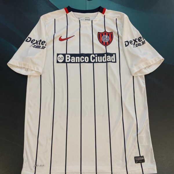 Camiseta alternativa de San Lorenzo 2015 10 Romagnoli talle L