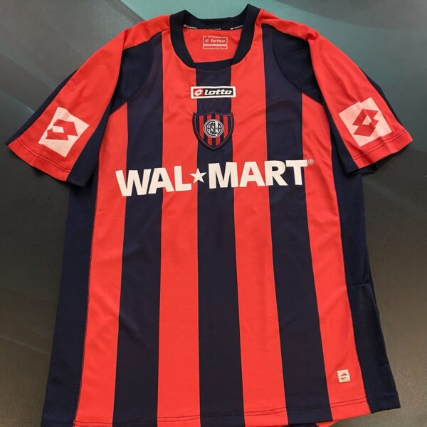 Camiseta de San Lorenzo utileria año 2008 24 talle XL