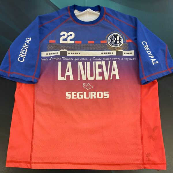 Camiseta de San Lorenzo 22 Pablo Migliore talle XL