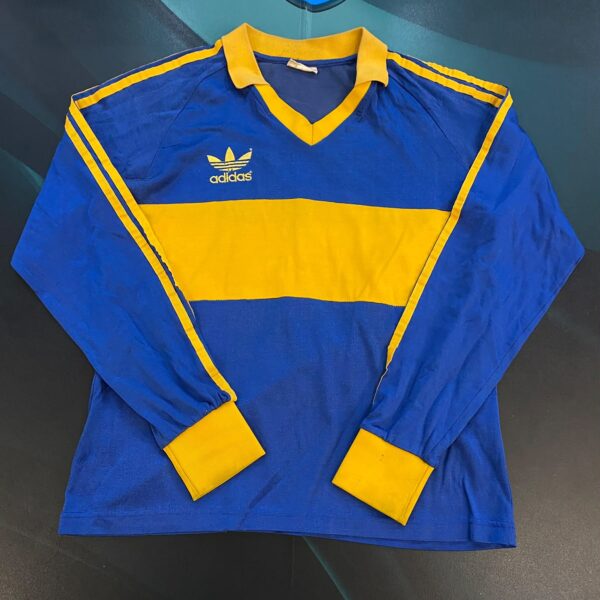 Camiseta mangas largas de Boca Juniors año 80 11 Jorge Comas talle 40