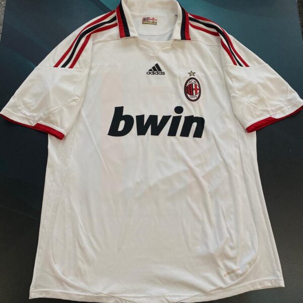 Camiseta alternativa del Milán 2009 80 Ronaldinho talle XL