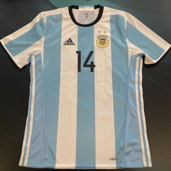 Camiseta de la selección Argentina 2016 14 Mascherano talle 8