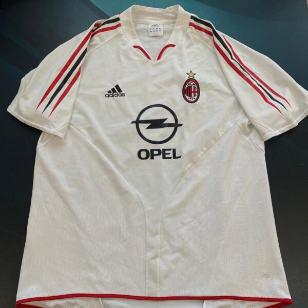 Camiseta alternativa del Milán 2004 2005 22 Kaka talle L